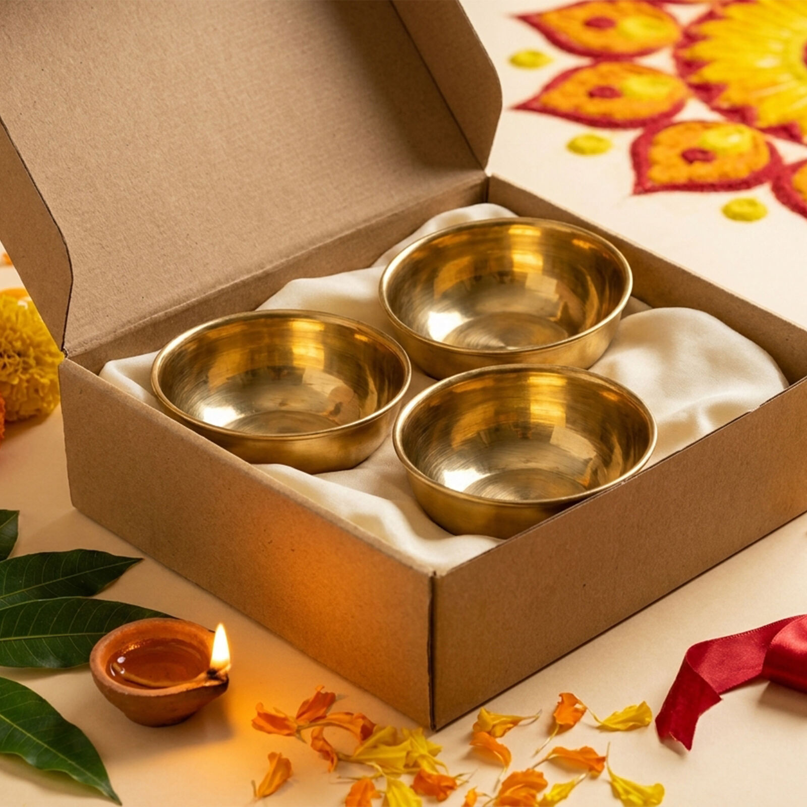Brass bowls as gifts